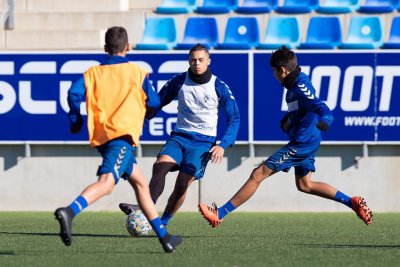 Zoom bild av Tryout inför scouter